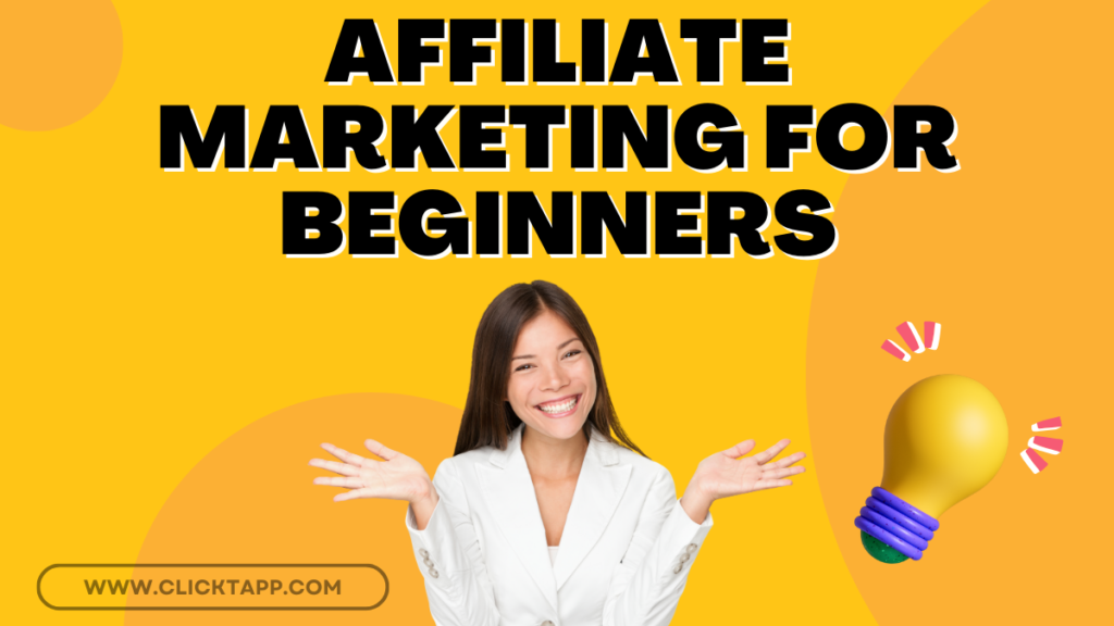 affiliate marketing for beginners