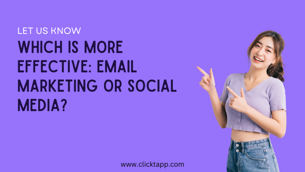 Email Marketing vs. Social Media